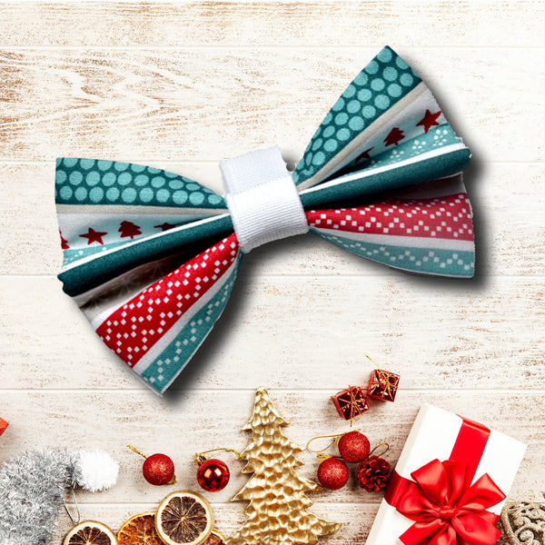 The "Merry Christmas" Dog Bow Tie - ArgusCollar