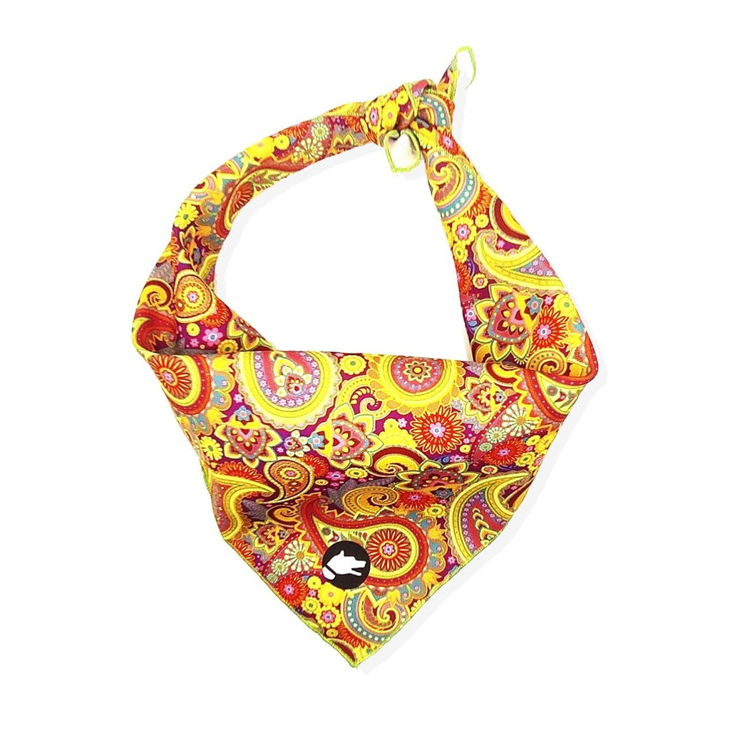 The "Hippy Paisley" Dog Bandana - ArgusCollar