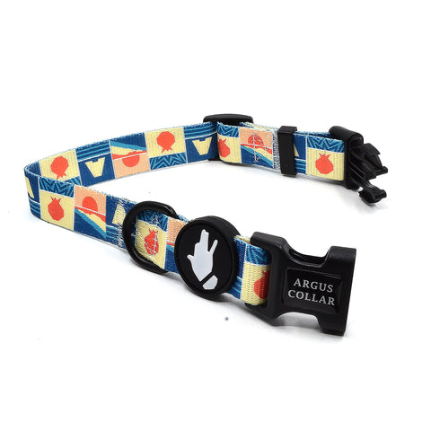 "The Pomegranate Dog Collar" - ArgusCollar