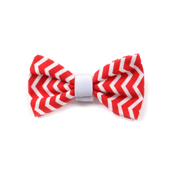 The "Red Chevron" Dog Bow Tie - ArgusCollar