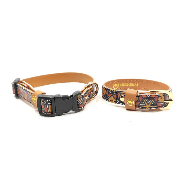 The "Bogolan" Cat Collar - ArgusCollar