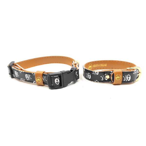 The "Skull & Bones" Cat Collar - ArgusCollar