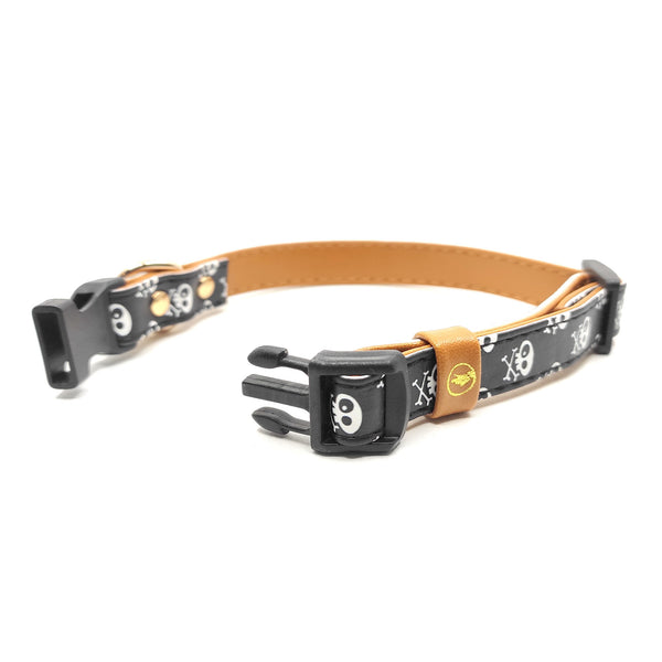 The "Skull & Bones" Cat Collar - ArgusCollar