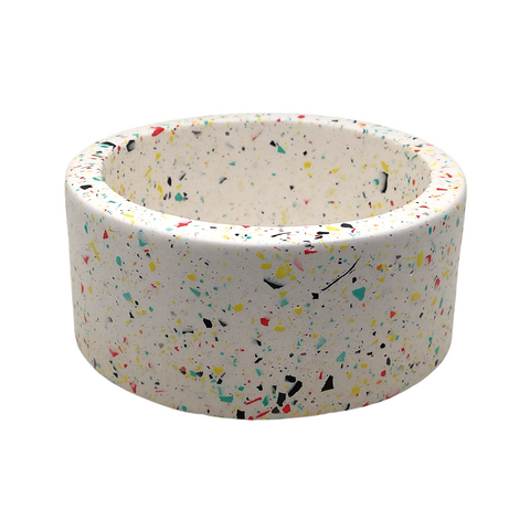 Terrazzo pet bowl for cats and dogs - ArgusCollar