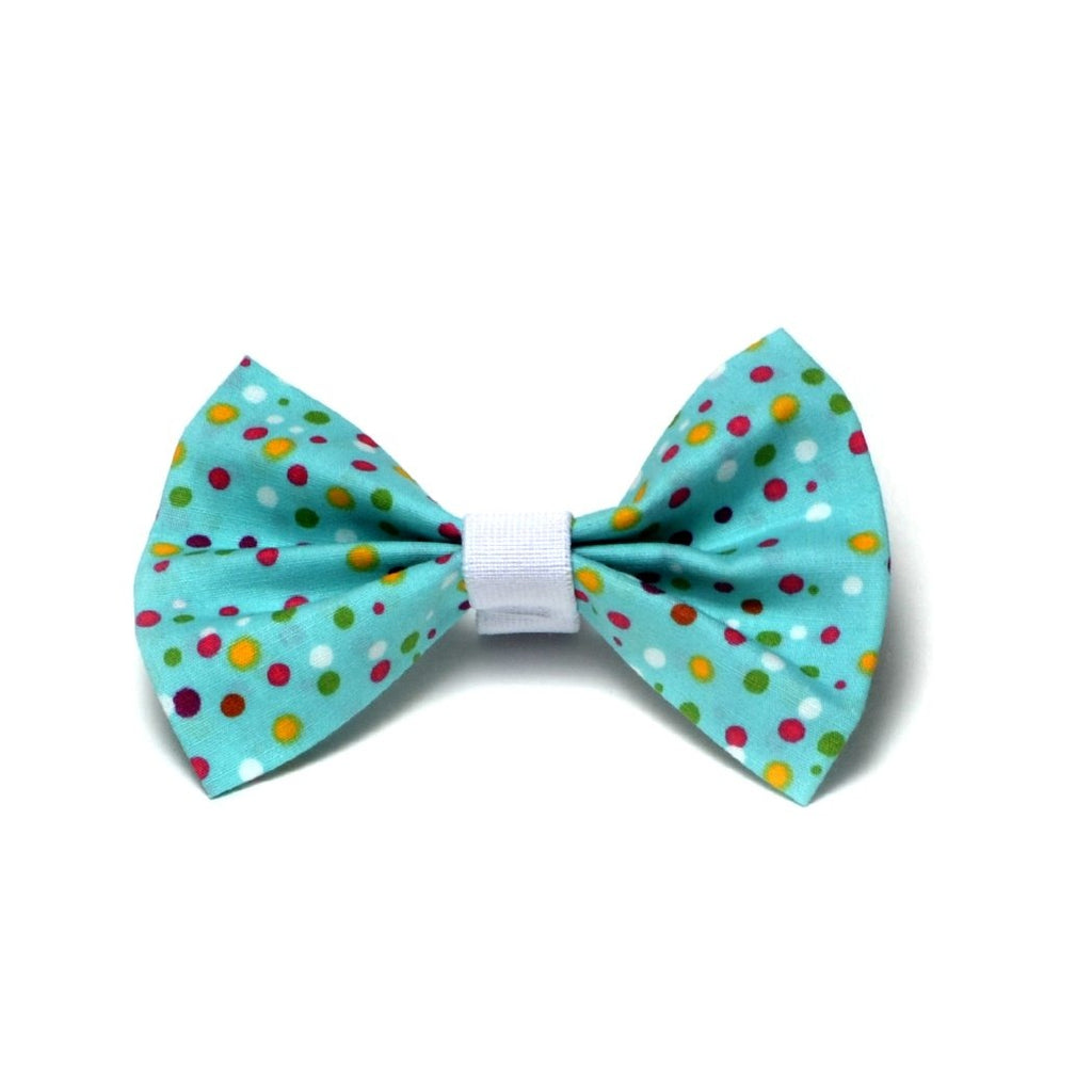 The "Crazy dots" Dog Bow Tie - ArgusCollar