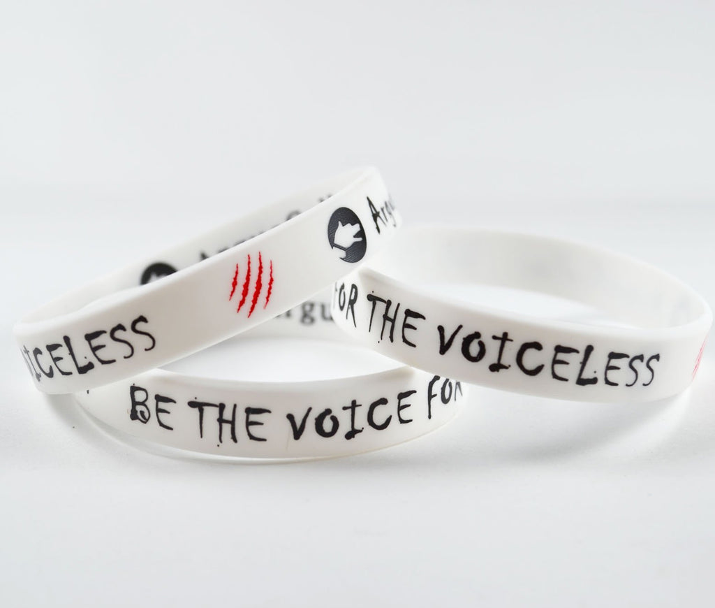 Silicone Bracelet - "Be the voice for the voiceless" - ArgusCollar